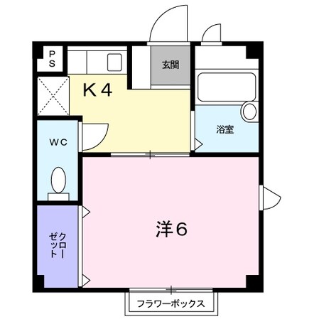 日永駅 徒歩8分 1階の物件間取画像